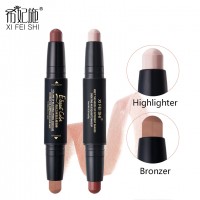 OEM Double-ended Contour Waterproof Concealer Stick And Highlighter Stick Make Up